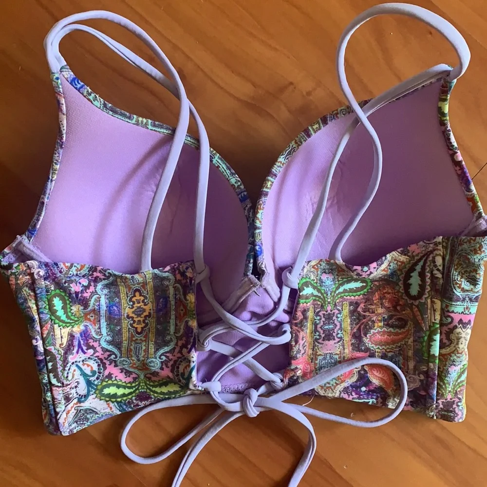 Paisley Print Bikini Set - Picture 6 of 9